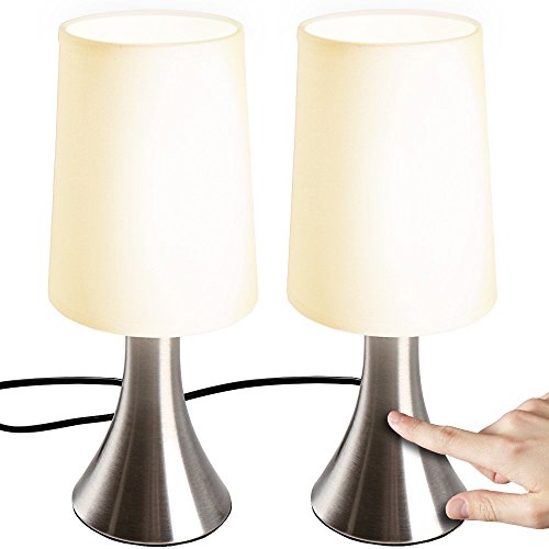 2 x métropole dimmbare Lampe de table Lampe de chevet fonction tactile variateur Lampe 